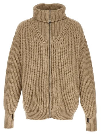 르메르 FW24 Ribbed cardigan TO1260LK1029BG223 Beige