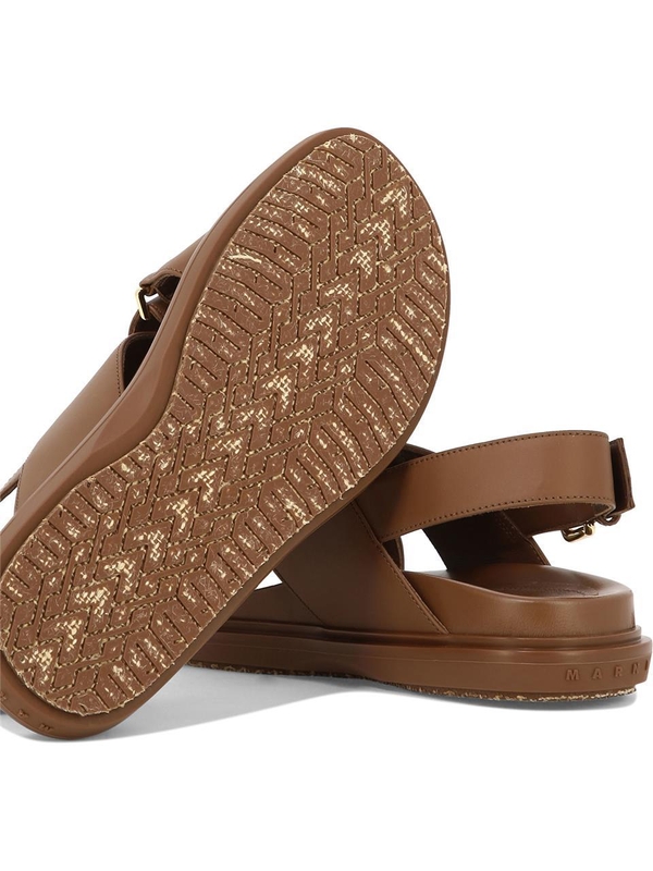 마르니 SS25 Sandals FBMS015701P361400M30 Brown