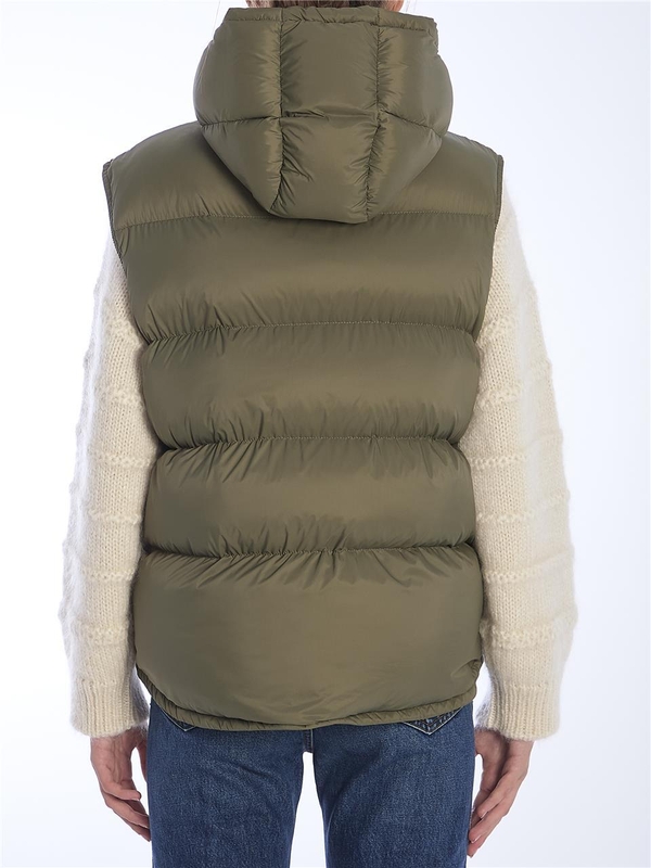 셀린느 FW24 Triomphe down vest 2W23B0K64_02KL GREEN