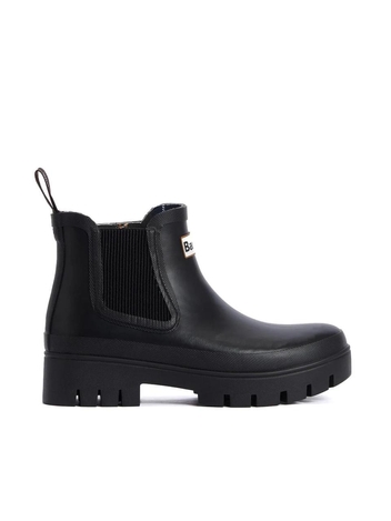 바버 FW24 Chelsea Welly Boot Black LRF0100BK11 Black