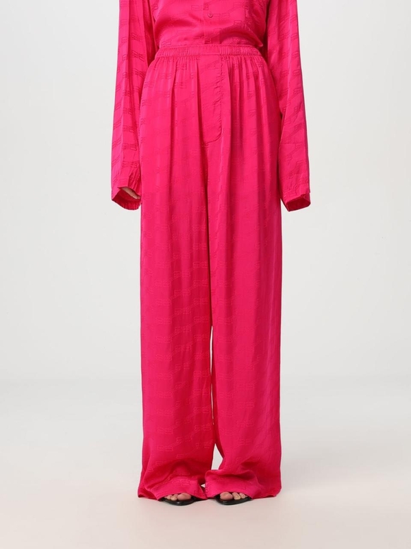 발렌시아가 FW24 Balenciaga womens trousers 681822TMO68 5510 Fuchsia