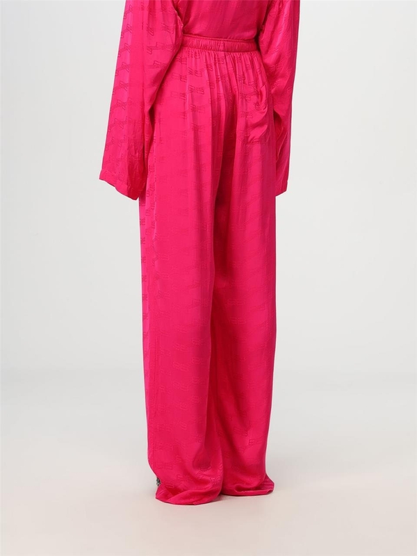 발렌시아가 FW24 Balenciaga womens trousers 681822TMO68 5510 Fuchsia