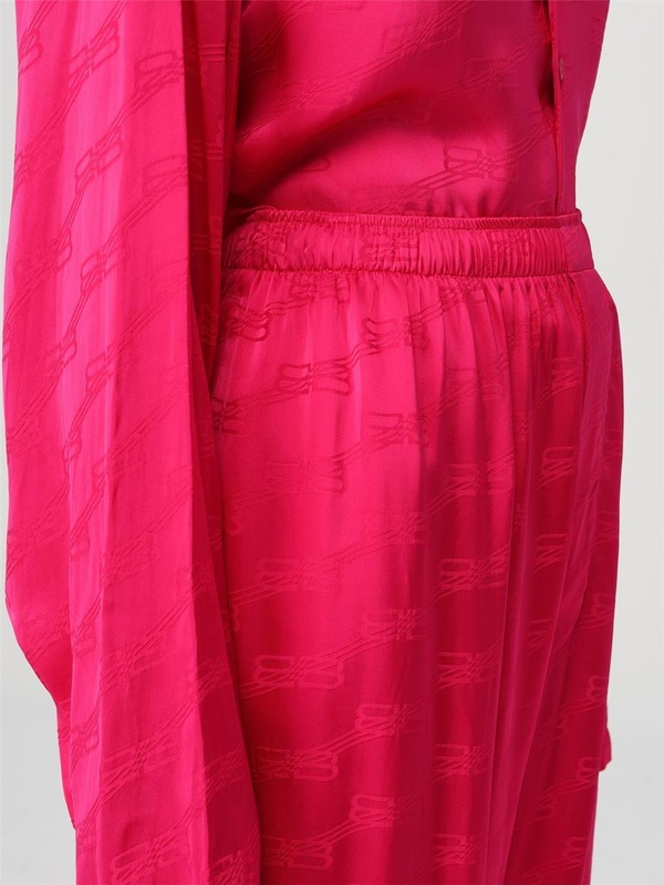 발렌시아가 FW24 Balenciaga womens trousers 681822TMO68 5510 Fuchsia