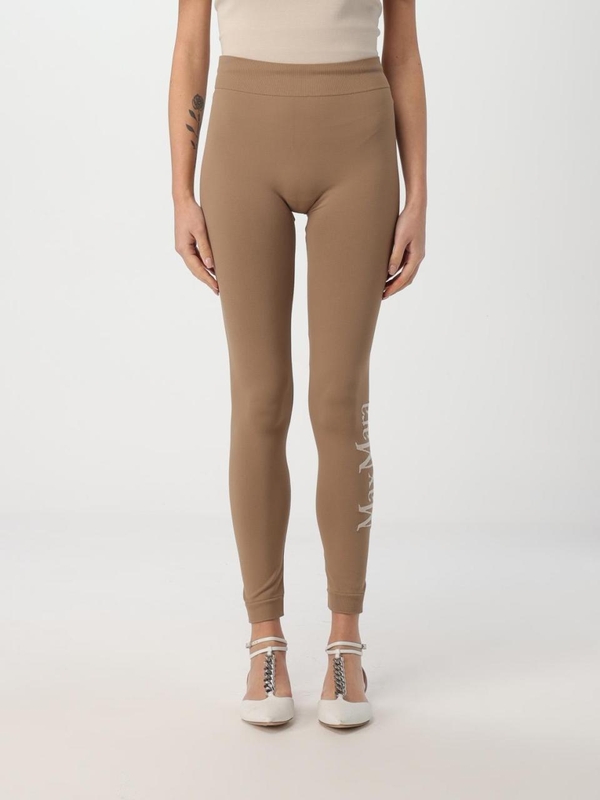 S 막스마라 FW24 Leggings con logo s Max Mara 2429816011600 008 Camel