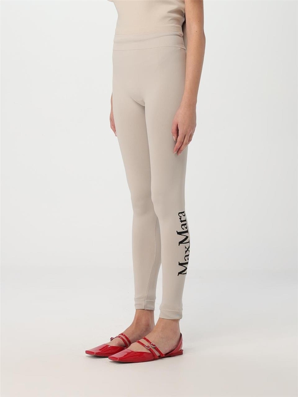 S 막스마라 FW24 Leggings con logo s Max Mara 2429816011600 011 Cream