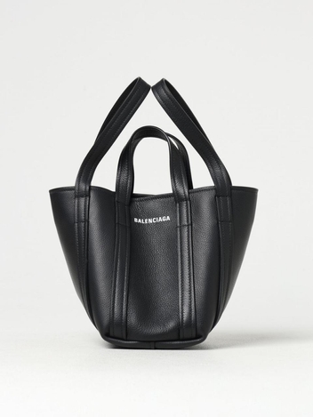 발렌시아가 FW24 Balenciaga Everyday N/S Grained Leather Bag 67279315YUN 1090 Black