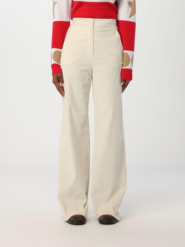 막스마라 FW24 Max Mara Womens Trousers 2421136102600 001 White