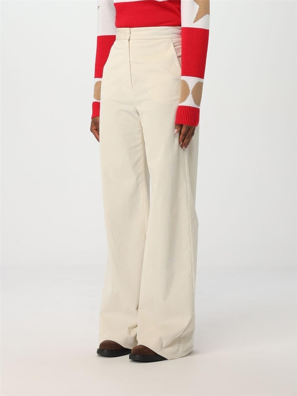 막스마라 FW24 Max Mara Womens Trousers 2421136102600 001 White