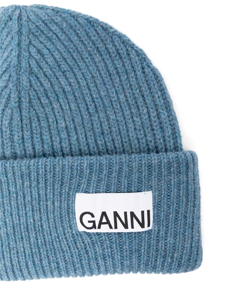 가니 FW24 GANNI Hats Blue A6238766 Blue