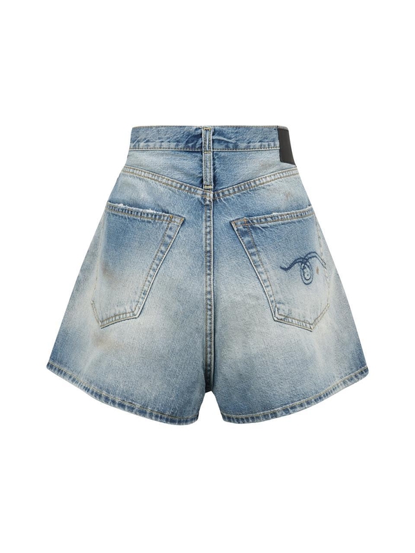 알13 SS24 Denim shorts R13WD116D111A_D111A Denim