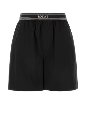 로에베 FW24 LOEWE SHORTS S359Y1AX03 BLACK Black