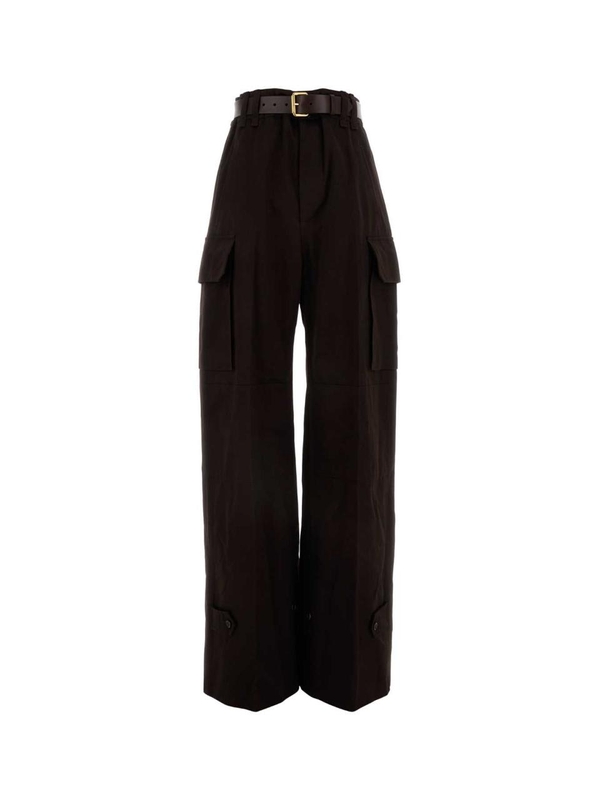 생로랑 SS24 SAINT LAURENT TROUSERS 789857Y9I29 2017 Black