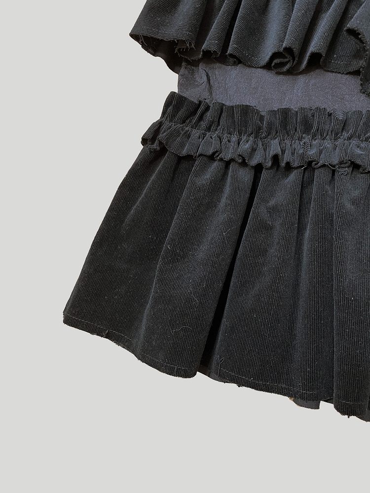 FRILL MIDI SKIRT