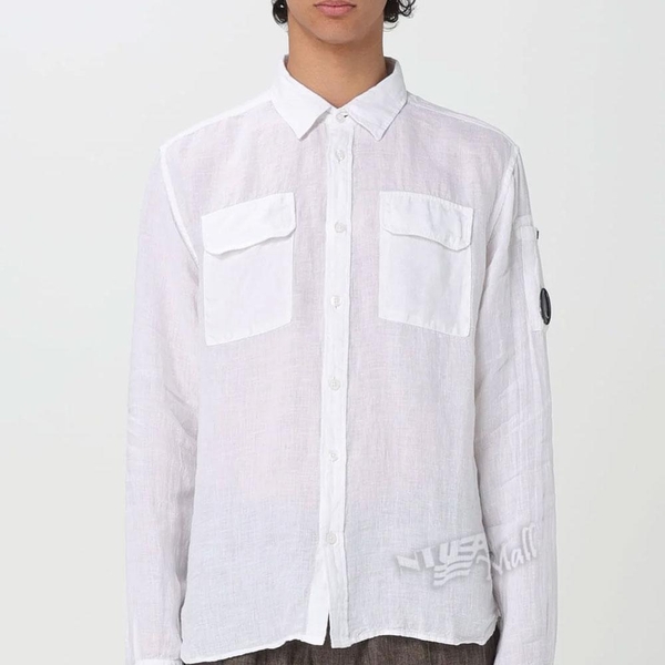 CP컴퍼니 린넨 포켓 셔츠 16CMSH301A005415G C.P. COMPANY LINEN POCKET SHIRT