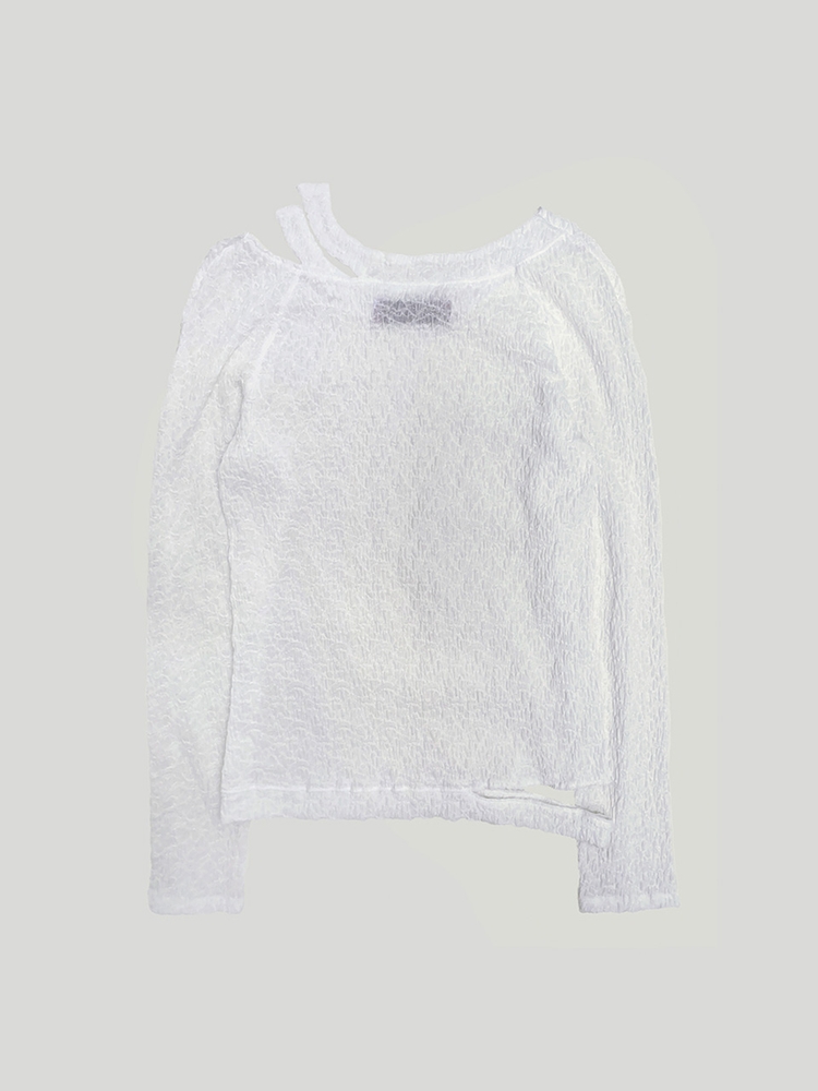 CUT-OUT RAGLAN SLEEVE TOP