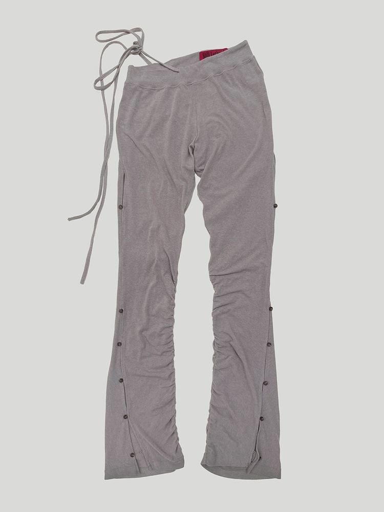 WOOL SINGLE BUTTON PANTS