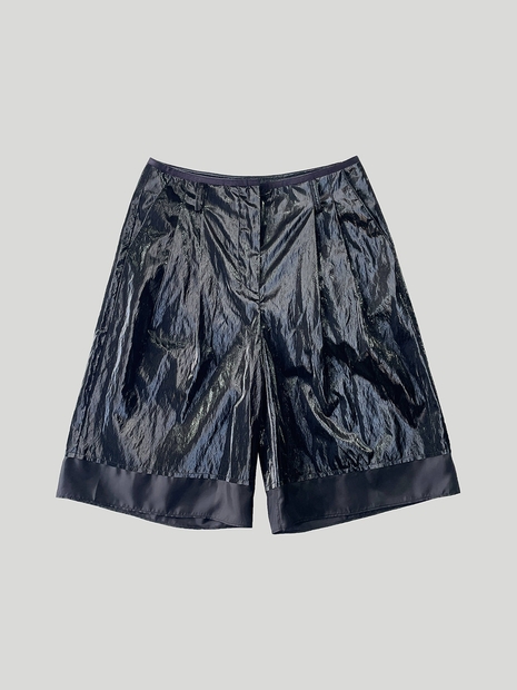 LEATHER LINING COMBI SHORTS