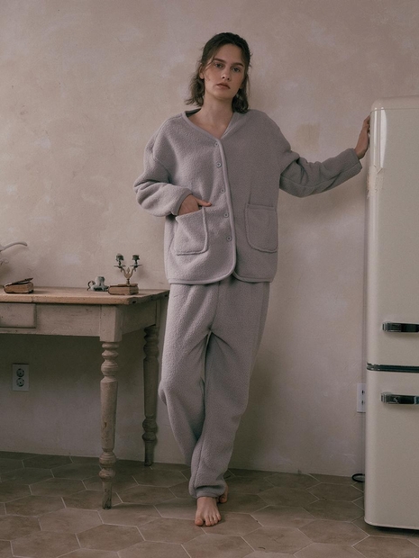 MJ_Pocket loose two piece pajamas_3color