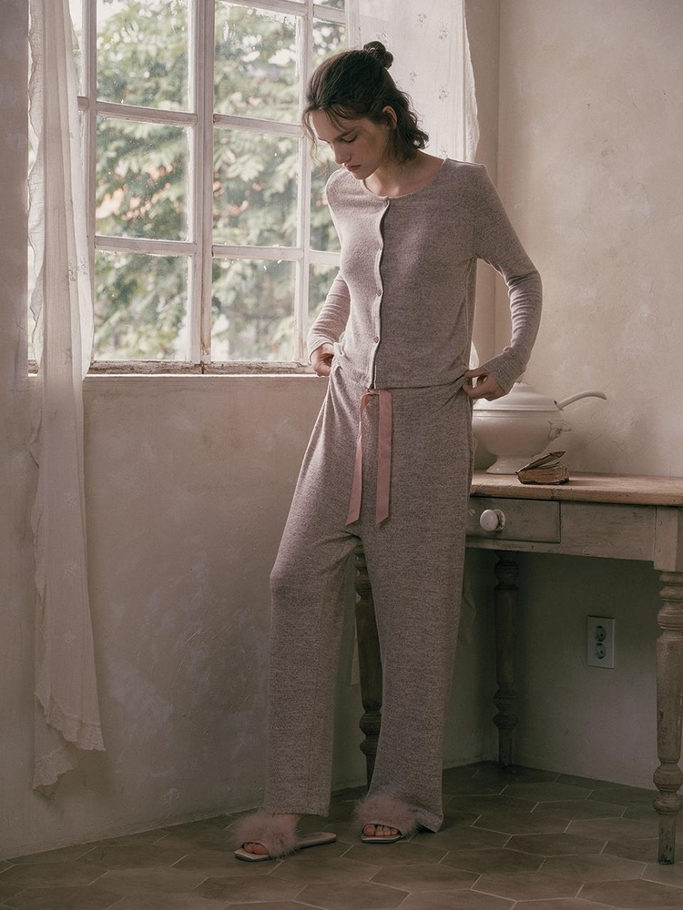 MJ_Basic three piece pajamas_4color