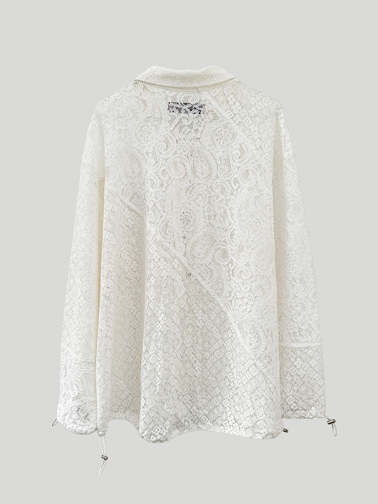 LACE COMBI SHIRT