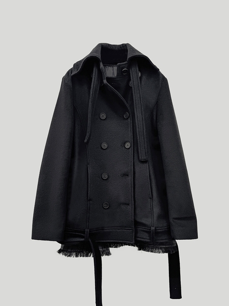 HIGH-NECK DOUBLE COAT