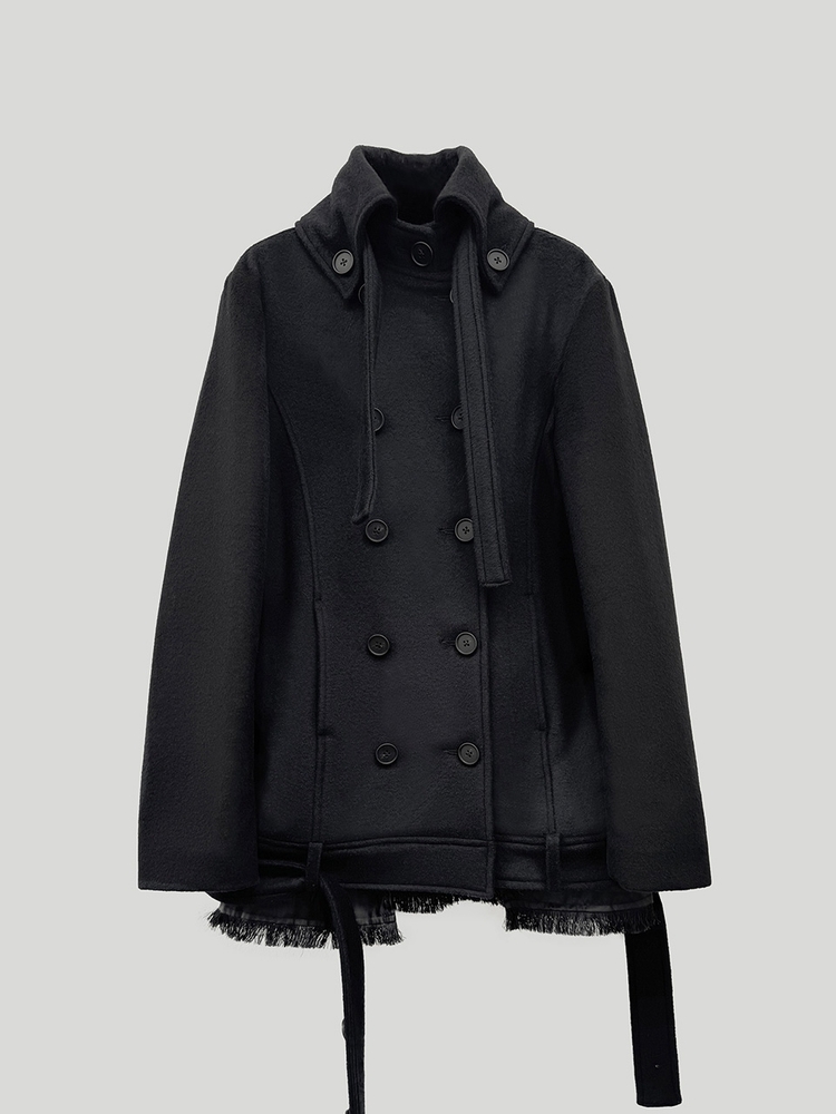 HIGH-NECK DOUBLE COAT