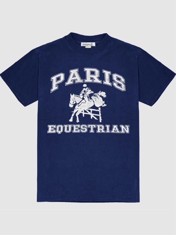 [FIRSTPORT] Paris Equestrian T-shirt - Navy