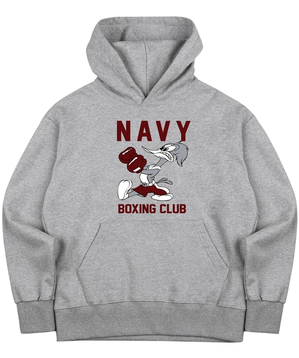 56-NAVY BOXING CLUB HOODIE