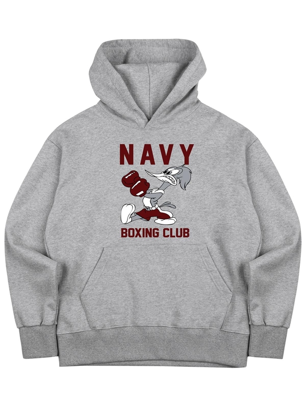 56-NAVY BOXING CLUB HOODIE