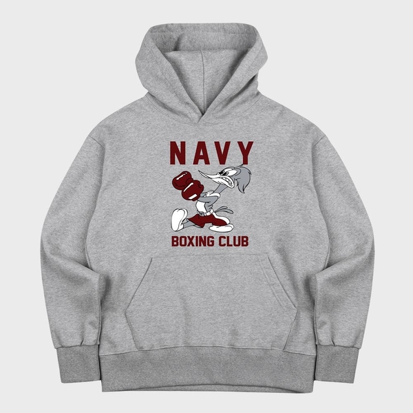 56-NAVY BOXING CLUB HOODIE