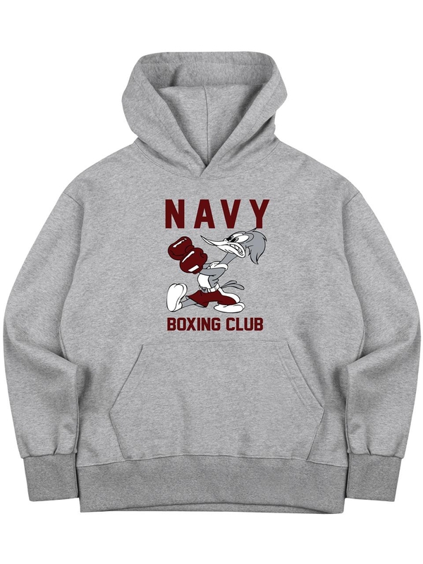 56-NAVY BOXING CLUB HOODIE