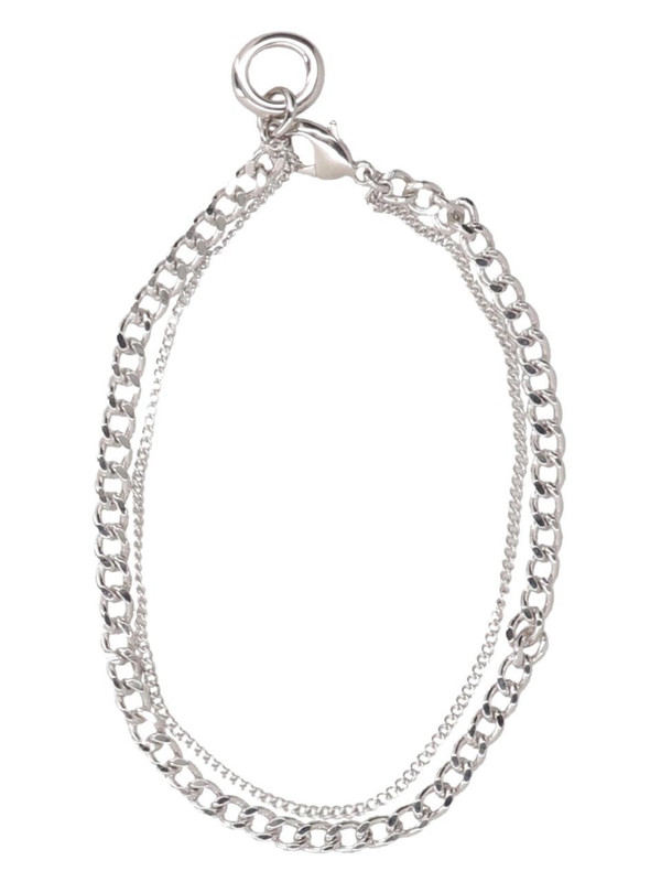 아페쎄 FW24 Minimal Brass chain bracelet MEACCM70683_RAB silver