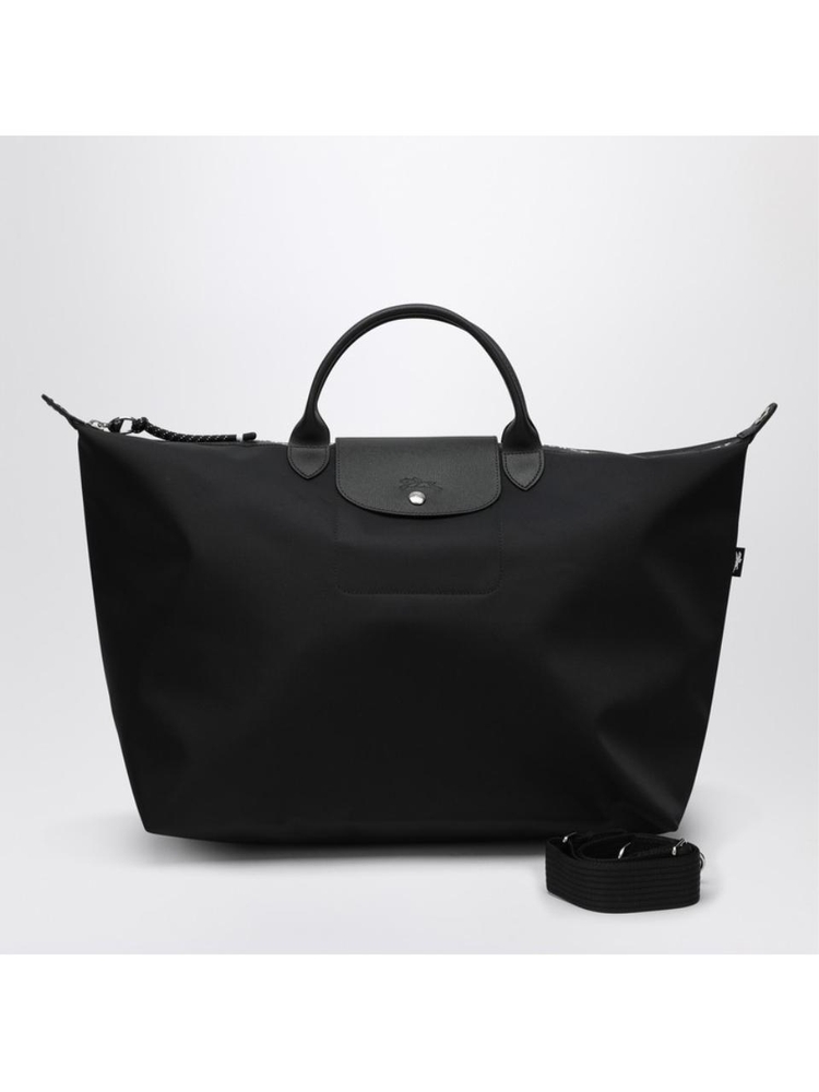 롱샴 FW24 Longchamp Black Travel bag Le Pliage Energy S L1624HSR Black