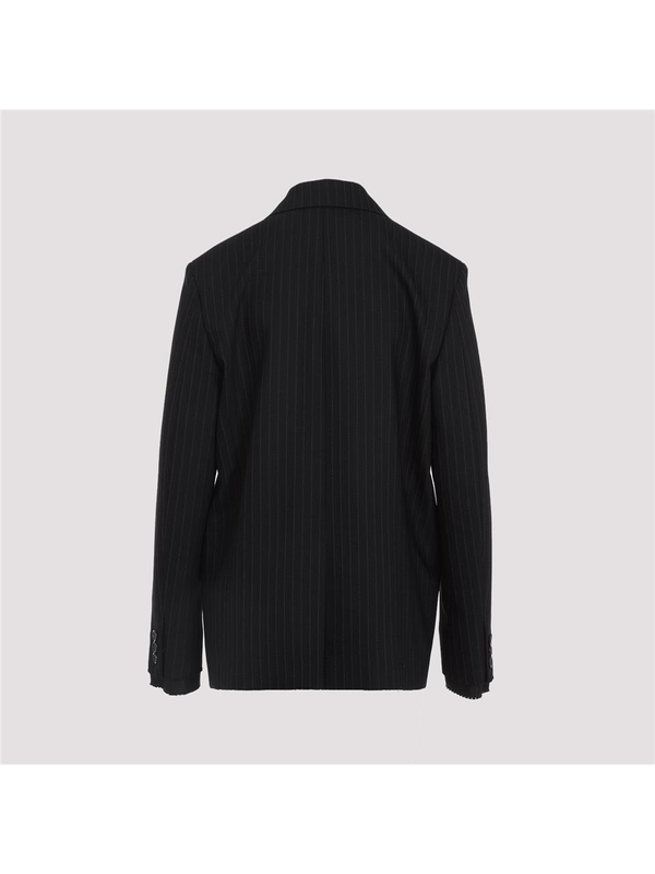 미우미우 SS25 Miu Miu Wool Jacket MH1974SOOO.16FA Black