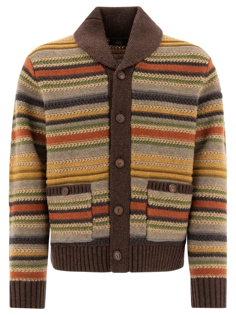 RRL 바이 랄프로렌 FW24 Knitwear 782943527001BROWN MULTI Brown