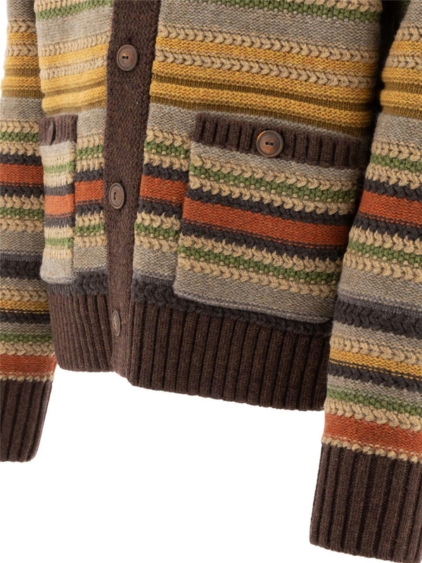 RRL 바이 랄프로렌 FW24 Knitwear 782943527001BROWN MULTI Brown