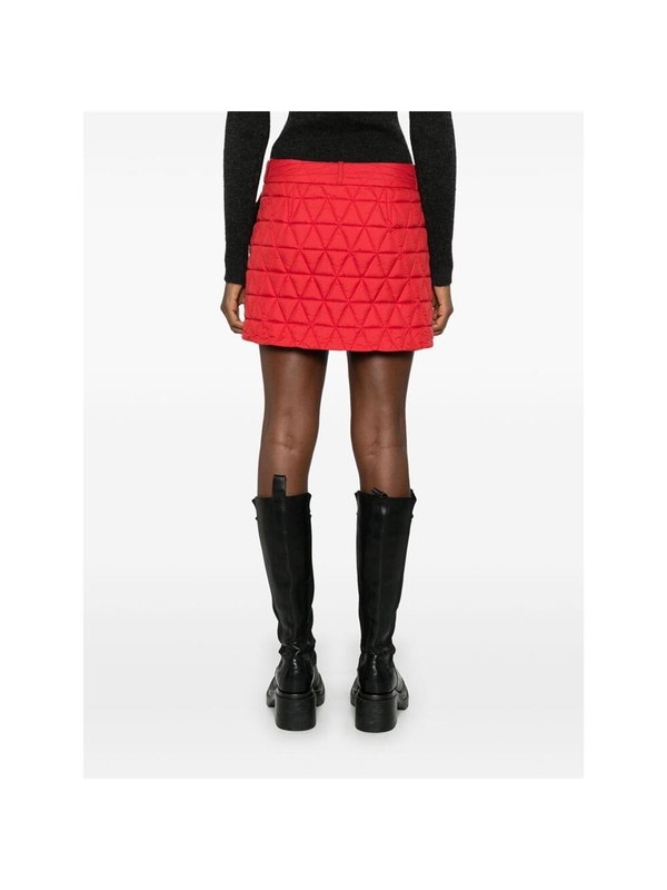 까웨 FW24 Skirt K-way K1151HW  WKZ RED