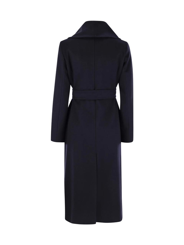 막스마라 스튜디오 FW24 Loriana coat in wool drap 2426016052600-LORIANA013 Black