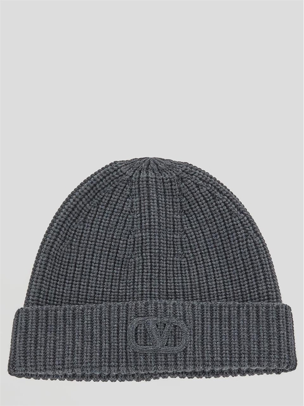 발렌티노 가라바니 FW24 Valentino Beanie 5Y2HB01LIND080 Grigiomelange