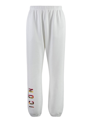 디스퀘어드2 SS23 Cotton track-pants S80KA0028S25516_100 White