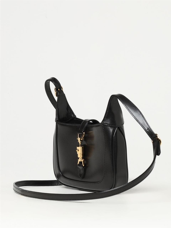 구찌 FW24 Gucci Womens Shoulder Bag 63709110O0G 1000 Black