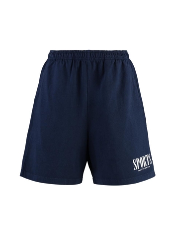 스포티앤리치 SS23 Cotton shorts SH873NA_NAVYWHITE blue