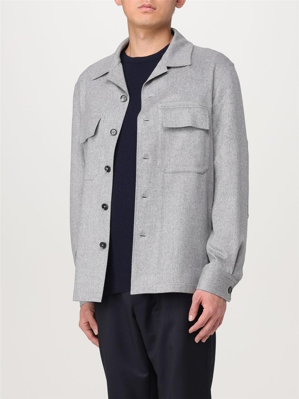 제냐 FW24 Zegna Mens Blazer UEV46A8SOT6B001 Gray