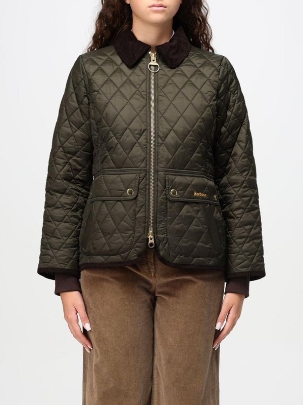 바버 FW24 Barbour Quilted Nylon Jacket LQU1765 SG71 Green