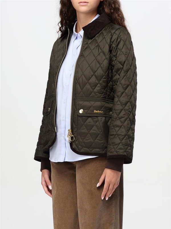 바버 FW24 Barbour Quilted Nylon Jacket LQU1765 SG71 Green