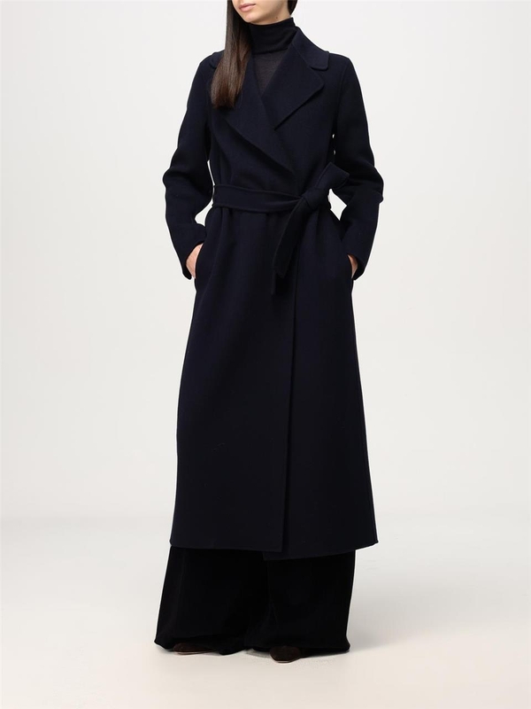 S 막스마라 FW24 S Max Mara virgin wool coat 2429016043600 081 Blue