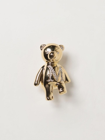 막스마라 FW24 Teddy Max Mara brooch in brass with rhinestones set 2424756102600 002 Gold