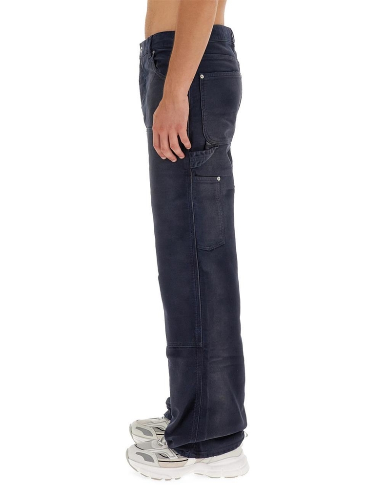 헤론프레스톤 FW23 CARGO JEANS HMCA027_F23FAB0014600 BLUE