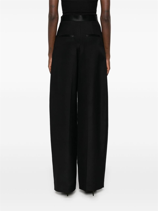 케이트 FW24 KHAITE Trousers Black 31504092200 Black