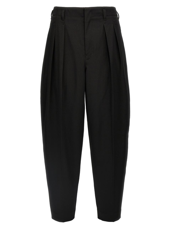 르메르 FW24 Pleated Tapered pants PA1014LF1317BK999 Black  